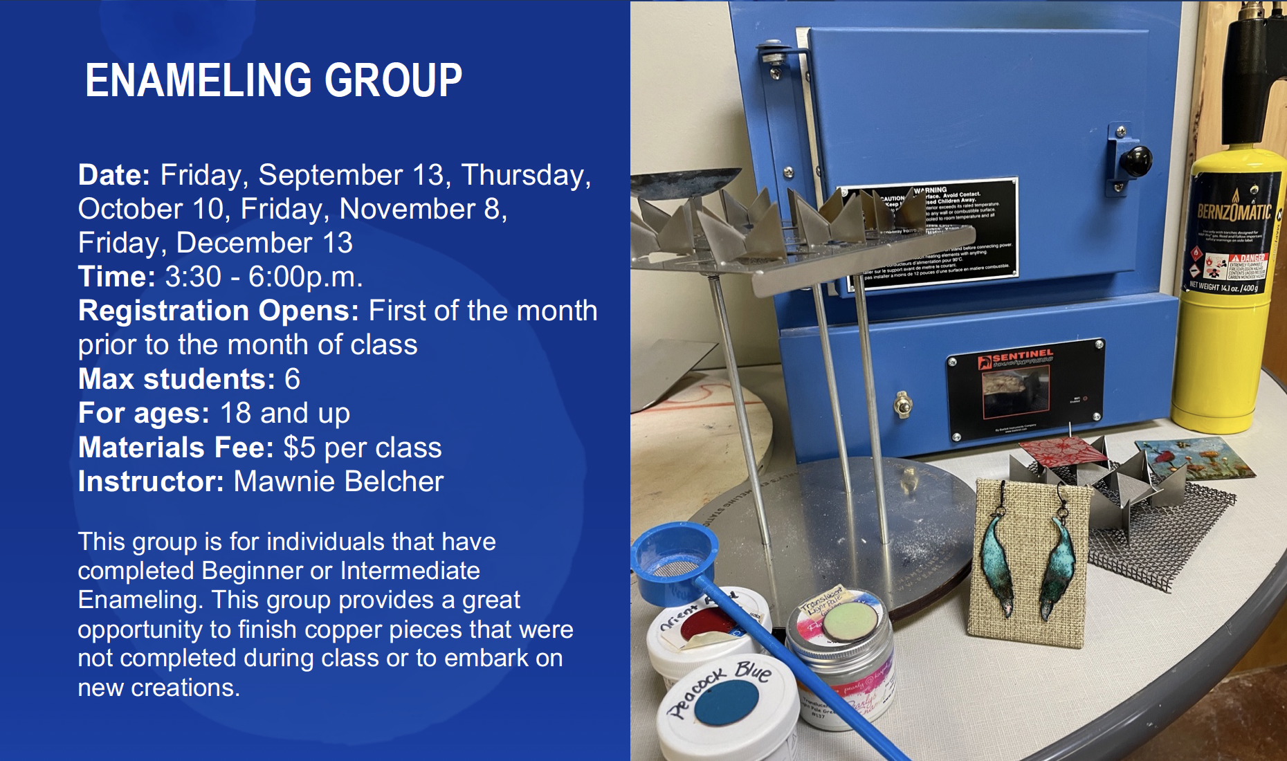 Enameling Group Flier 