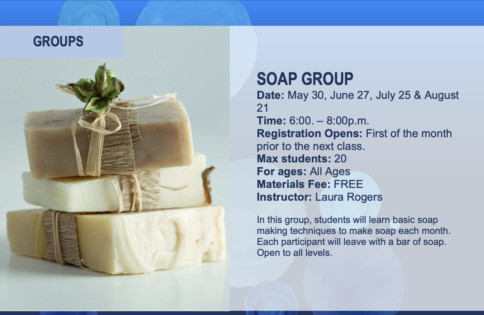 Soap Group Flier 