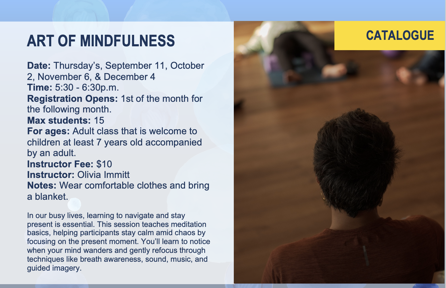 Art of Mindfulness Flier 