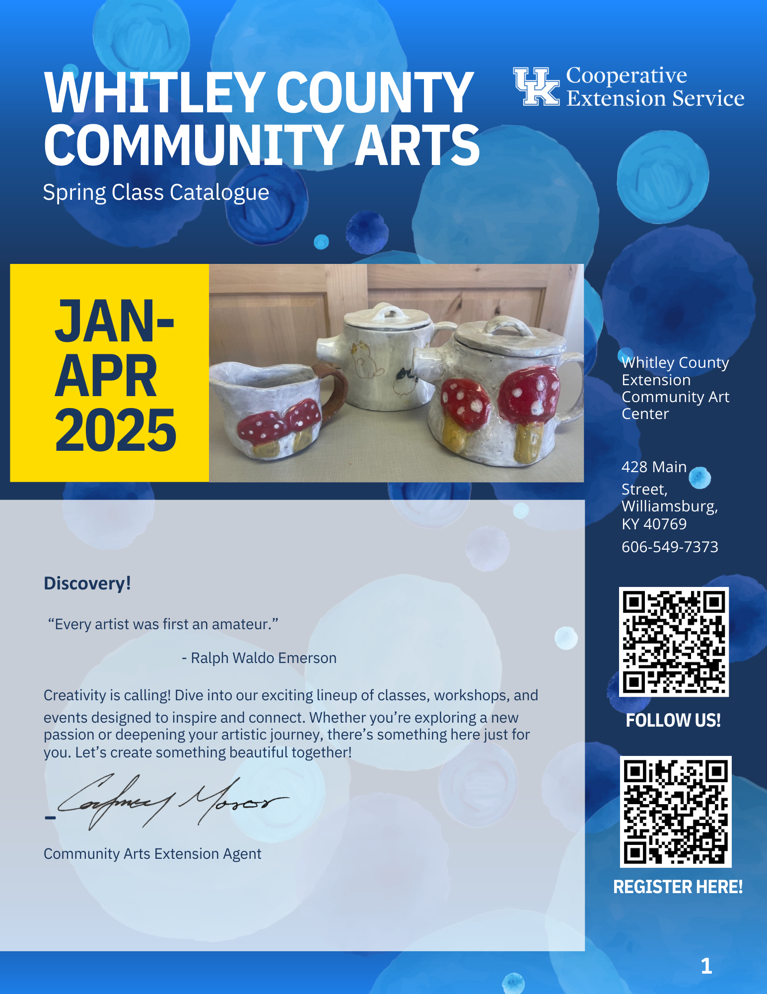 Community Arts Cover Page