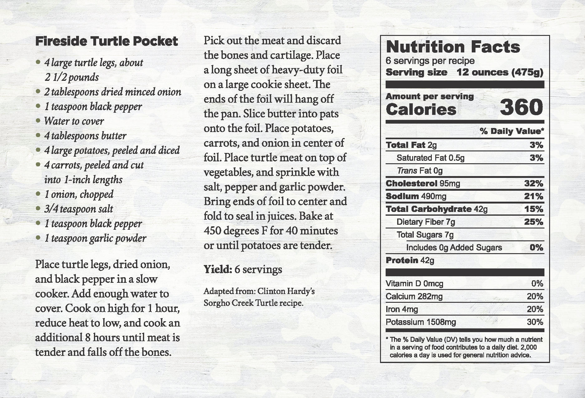 fireside turtle pockett